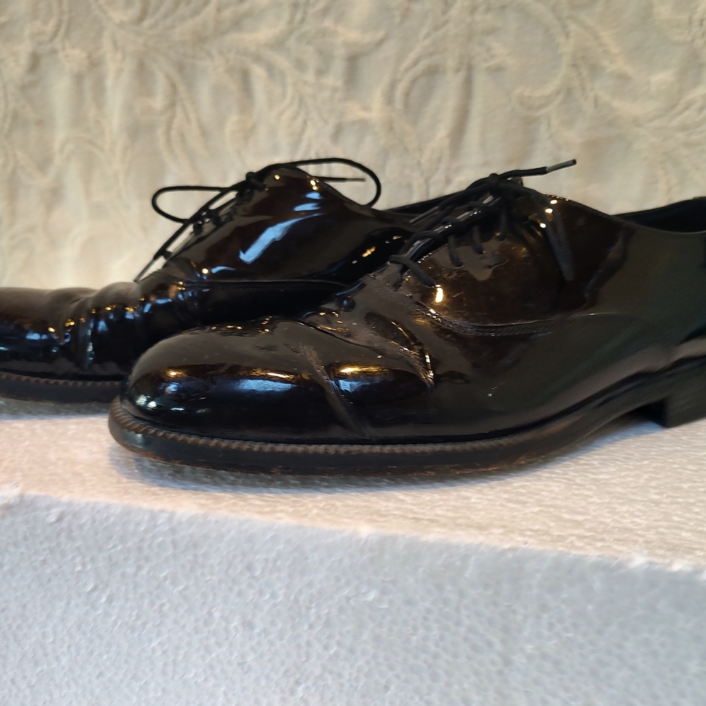 Classic Black Men's Dress Shoes Vero Cuoio Handmade Blacker Stanley Blacker 8.5